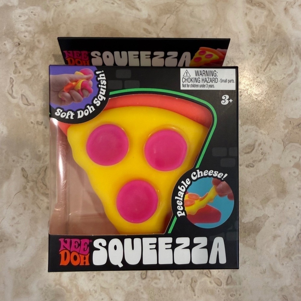 NeeDoh Squeezza Pizza Nee Doh Squishy Sensory Fidget Toy Stress Relief NEW - Picture 5 of 5